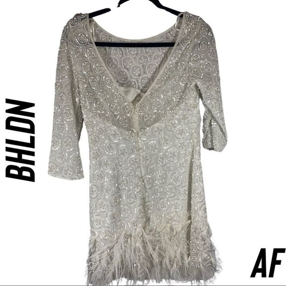 BHLDN MAUDE MINI DRESS NWT NEW IVORY PROM DRESS - Picture 7 of 12